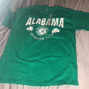 Green St Patrick’s Day Alabama Crimson Tide Tshirt